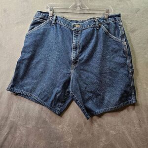 Wrangler Shorts Mens Sz 40 Blue Hero Carpenter Denim Industrial Workwear